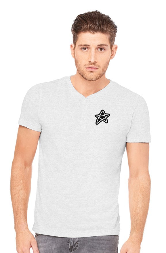 triblend henley t shirt